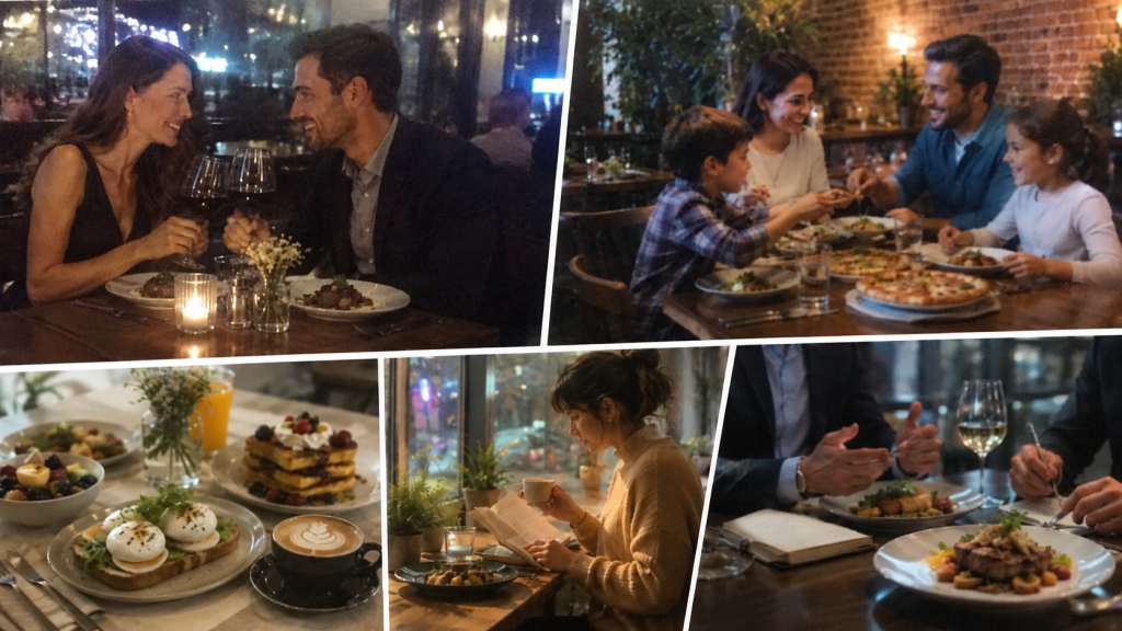 Best Restaurants by Occasion: Date Night, Family, Brunch, Solo & Business Dining
